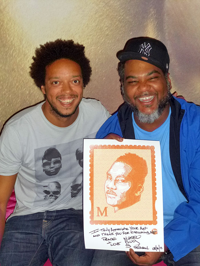 Maseo stamp - signed