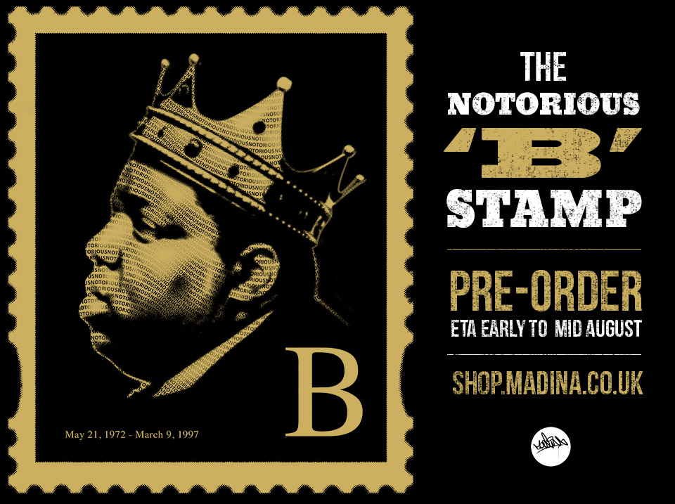 Notorious BIG Stamp