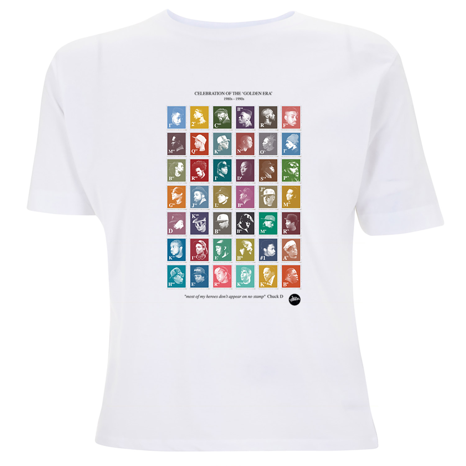 The GoldenEra HipHop Stamps TShirt White