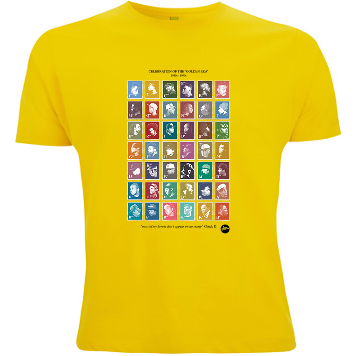 Goldenera HipHop Stamps TShirt Yellow