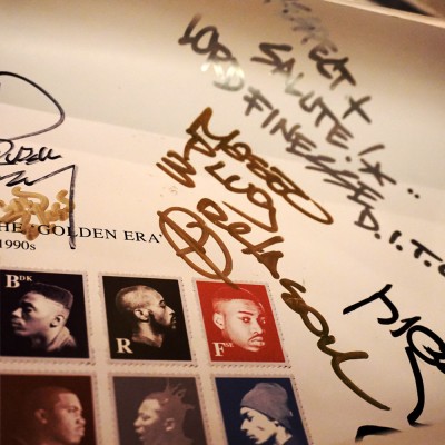 Golden Era HipHop Stamps Signed By Lord Finesse