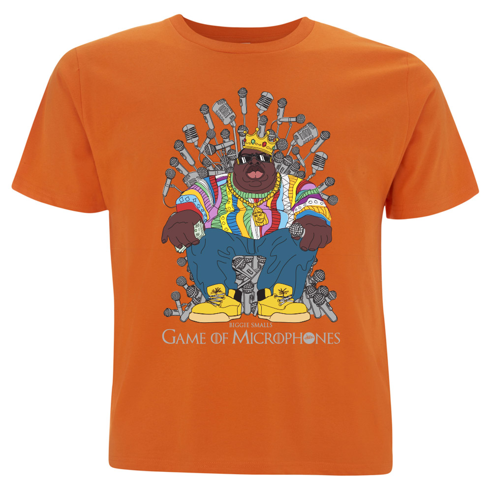 biggie smalls orange t shirt