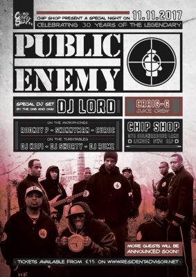 Public Enemy - Chip Shop - Brixton Public Enemy - Chip Shop - Brixton