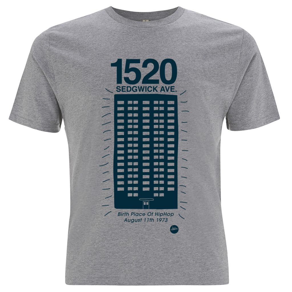1520 Sedgwick Ave T-Shirt Grey