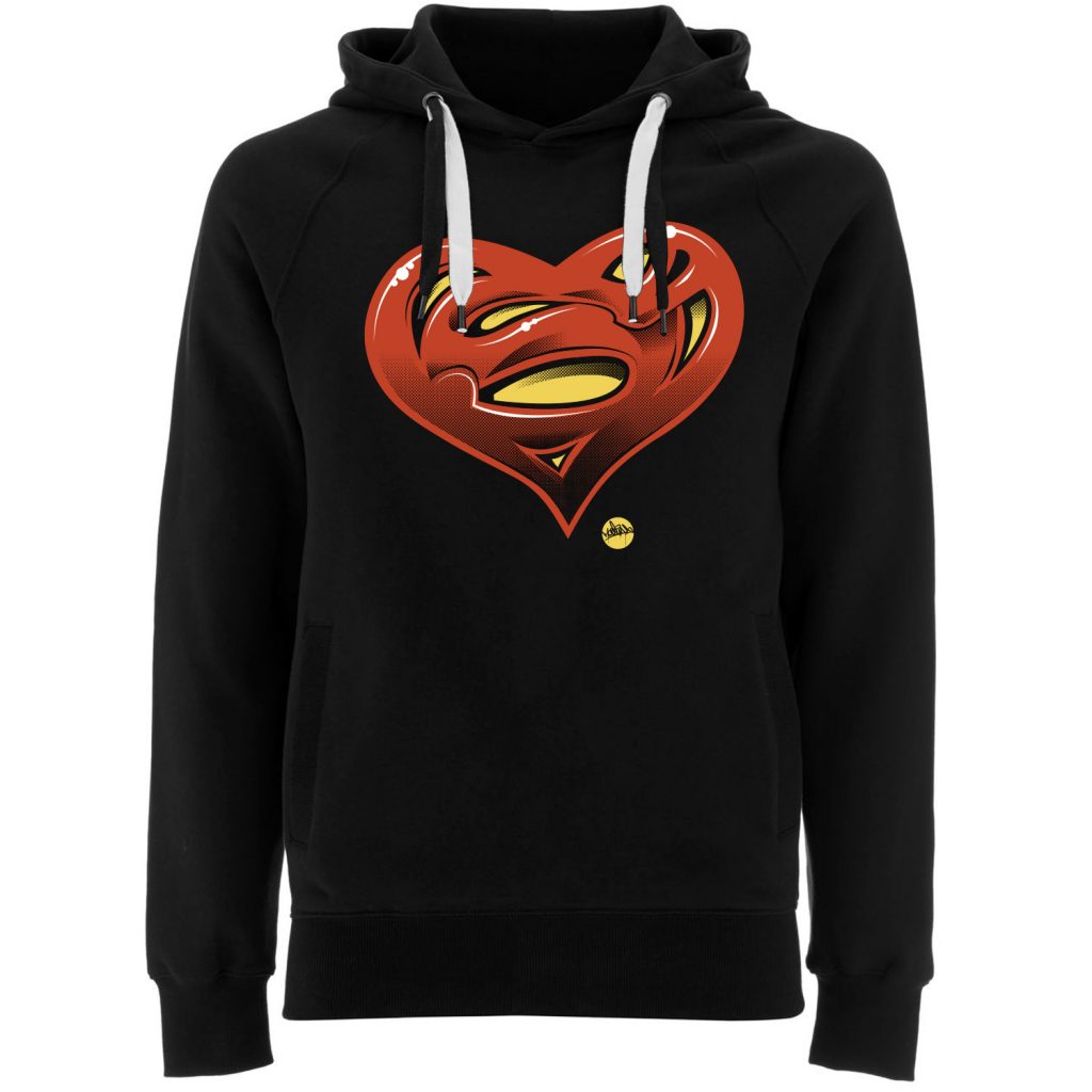 Sooperman Lover Hoodie Black