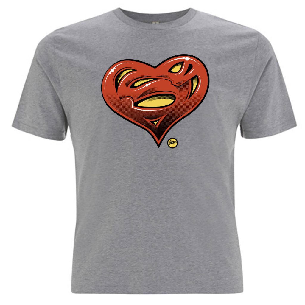 Sooperman Lover T-Shirt Grey