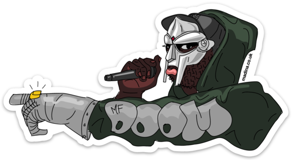 MF DOOM Sticker
