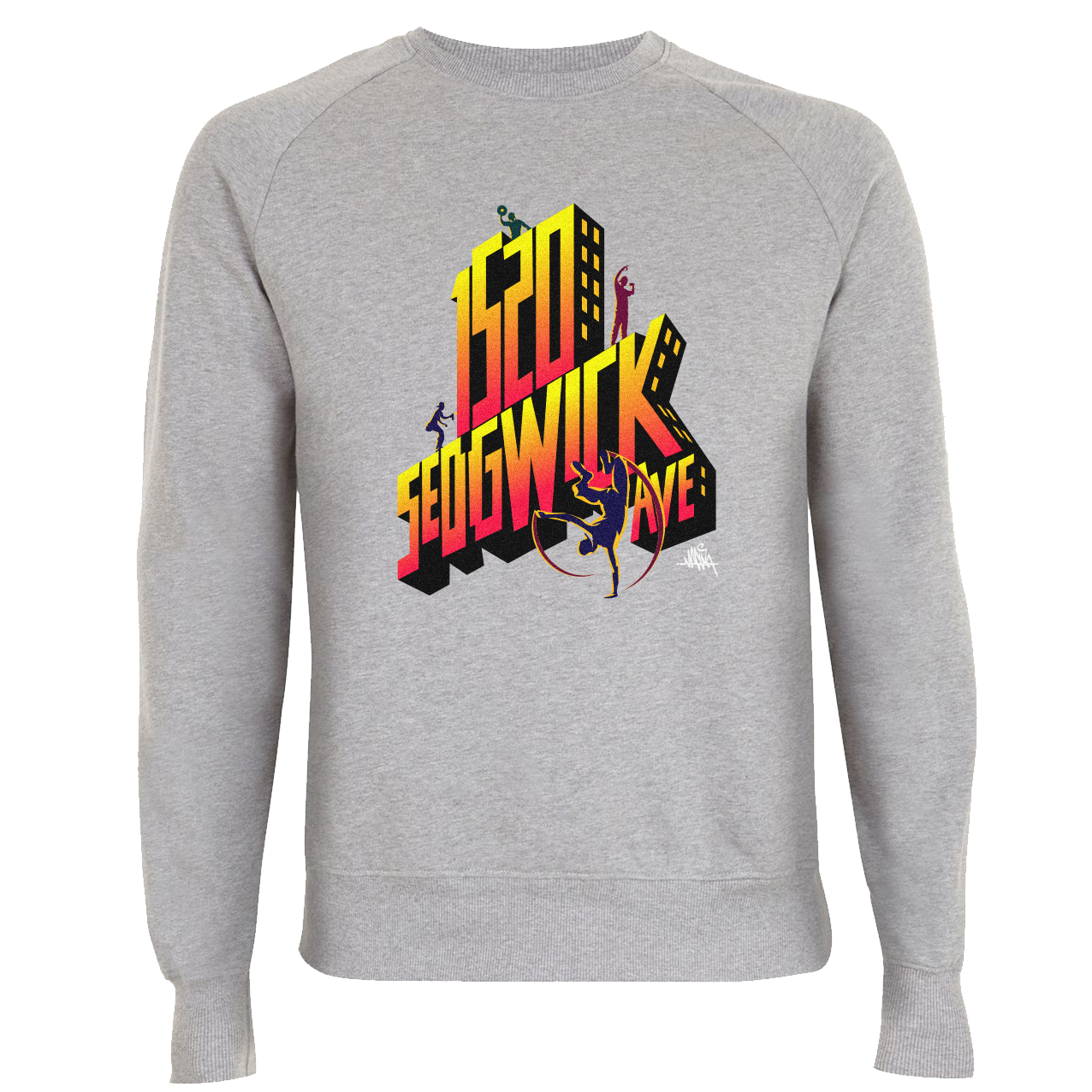 1520 Beat Street Sweater Grey