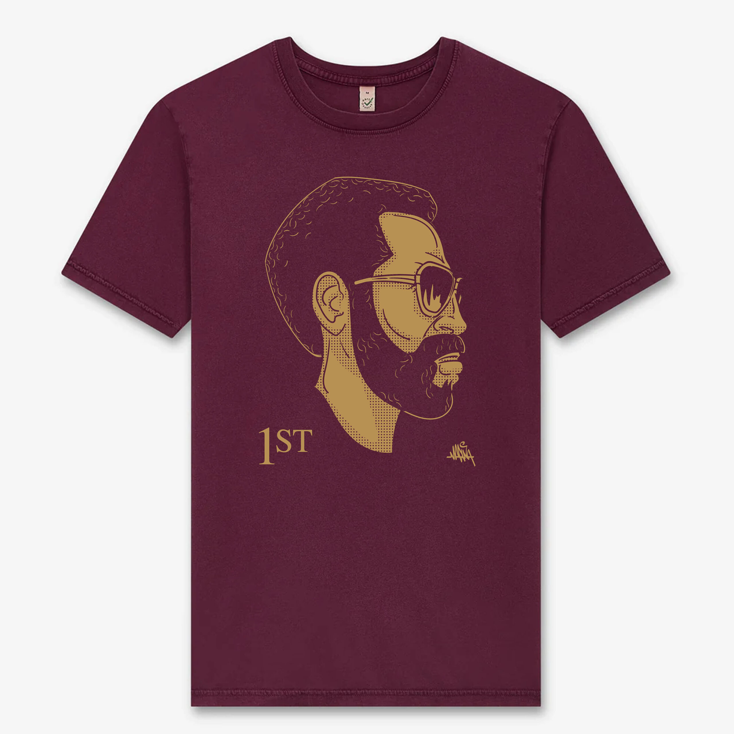 kool herc stamp burgundy