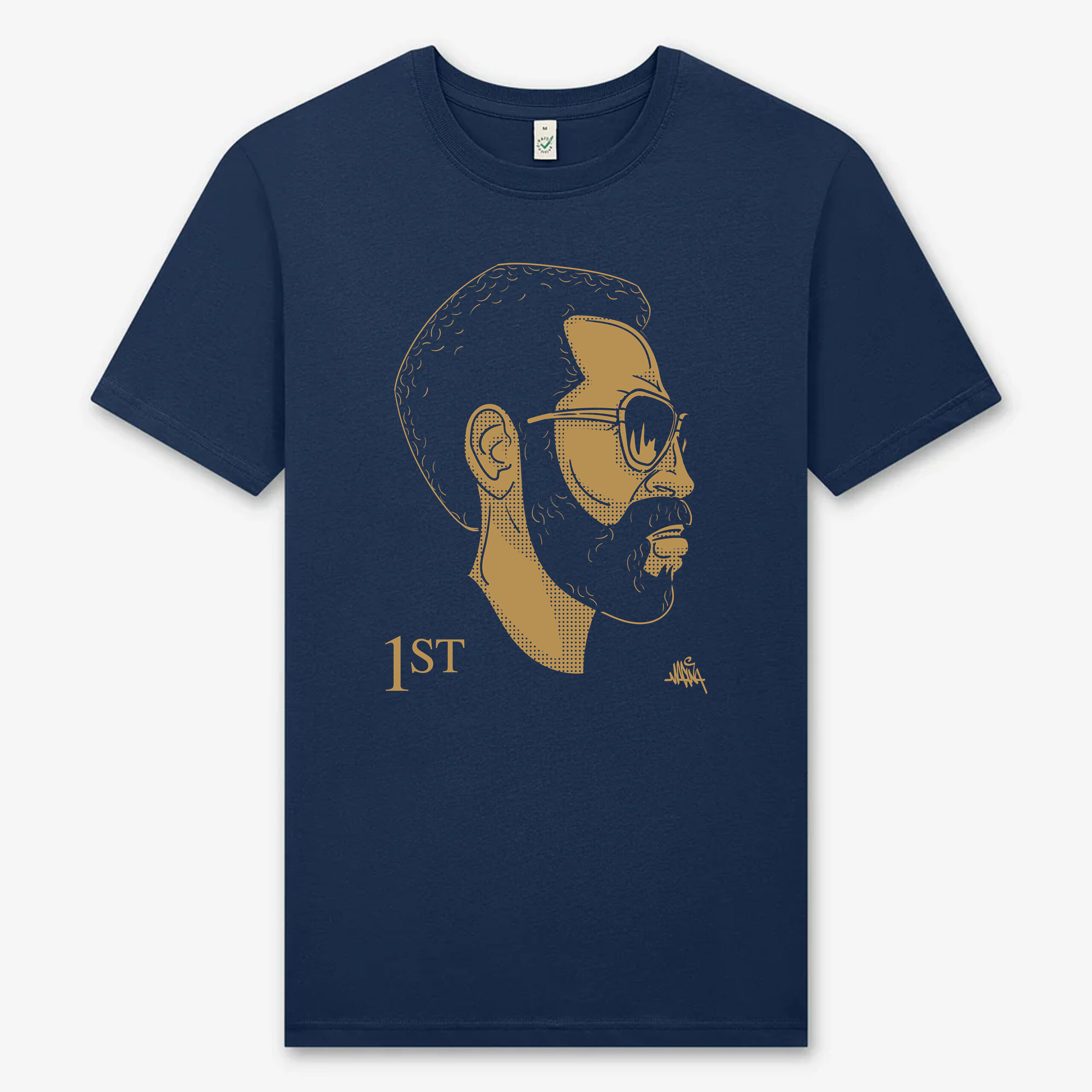 kool herc stamp navy blue