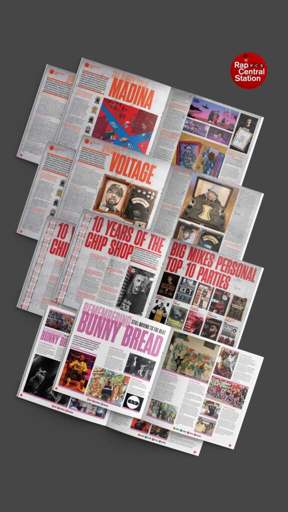 Rap Central Station Magazine Spreads
